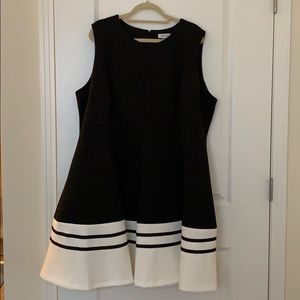 Black and White Calvin Klein Dress 24W
